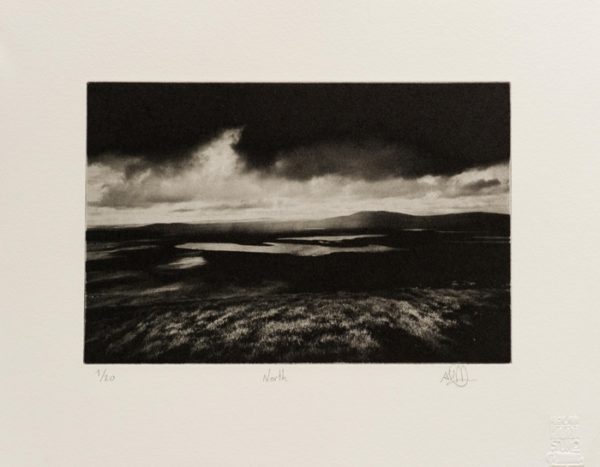 A print by Alex Boyd titled 'Stacashal North (series of 4 prints)'