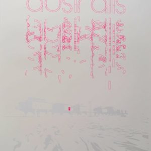 A print by the artist DUFI titled 'Australis - Southern Lights Part II'