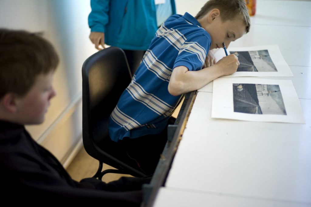 Children drawing