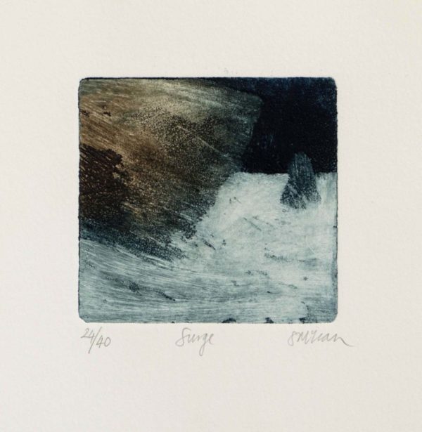 Surge a Aquatint and Etching by the Artist Silvana McLean