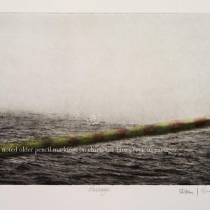 A print by Christine Morrison titled 'Passage'