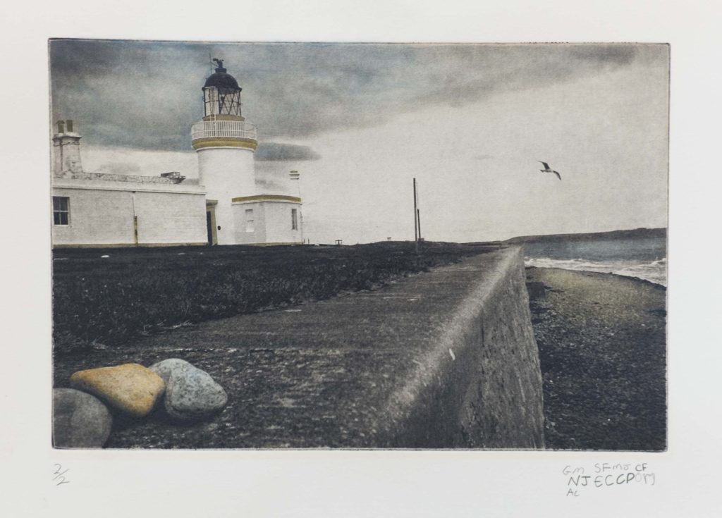 Print of a lighthouse