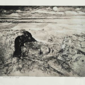 The Bens of Mull from Colonsay a Polymer Photogravure by the Artist Andrew McMorrine