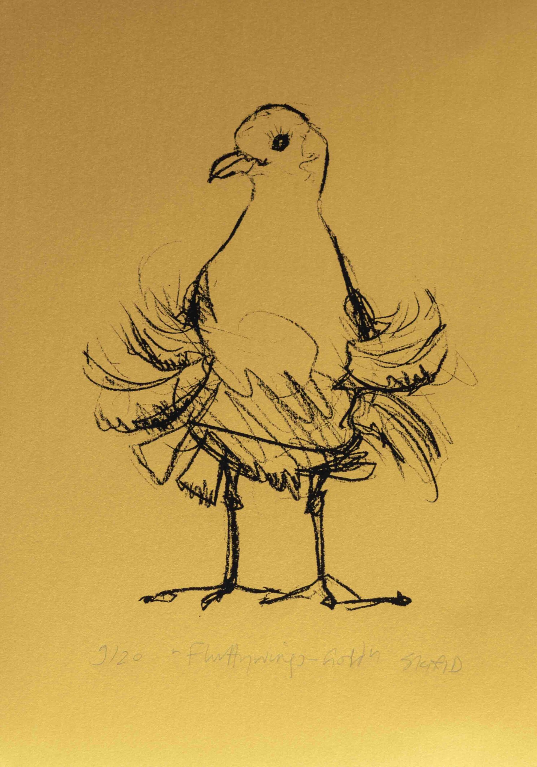 Fluffy Wings (Gold)